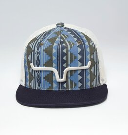 Kimes Navy Aztec Sorocco Trucker Mesh Snap Back Ball Cap