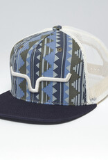 Kimes Navy Aztec Sorocco Trucker Mesh Snap Back Ball Cap