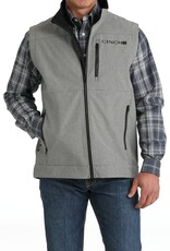 Cinch Mens Cinch Grey Pinstripe Bonded Vest Cinch Mens Cinch Grey Pinstripe Bonded Vest