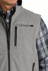 Cinch Mens Cinch Grey Pinstripe Bonded Vest Cinch Mens Cinch Grey Pinstripe Bonded Vest