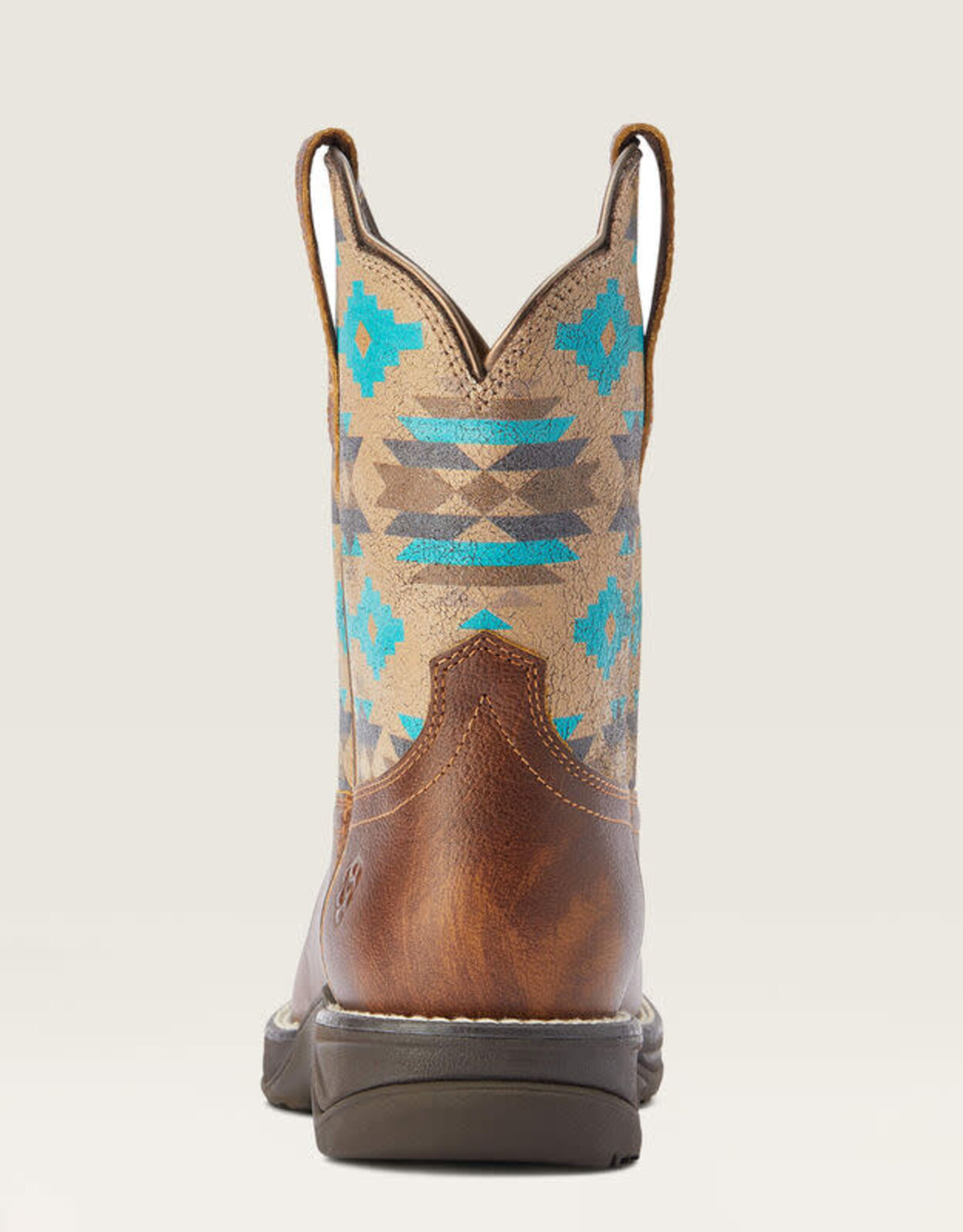 Ariat Ariat Womens Anthem Shortie Savanna Square Toe Western Boot Turquoise Aztec