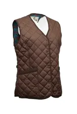 Womens Outback Chocolate Brown Quilted Barn Vest ~ M - 3X