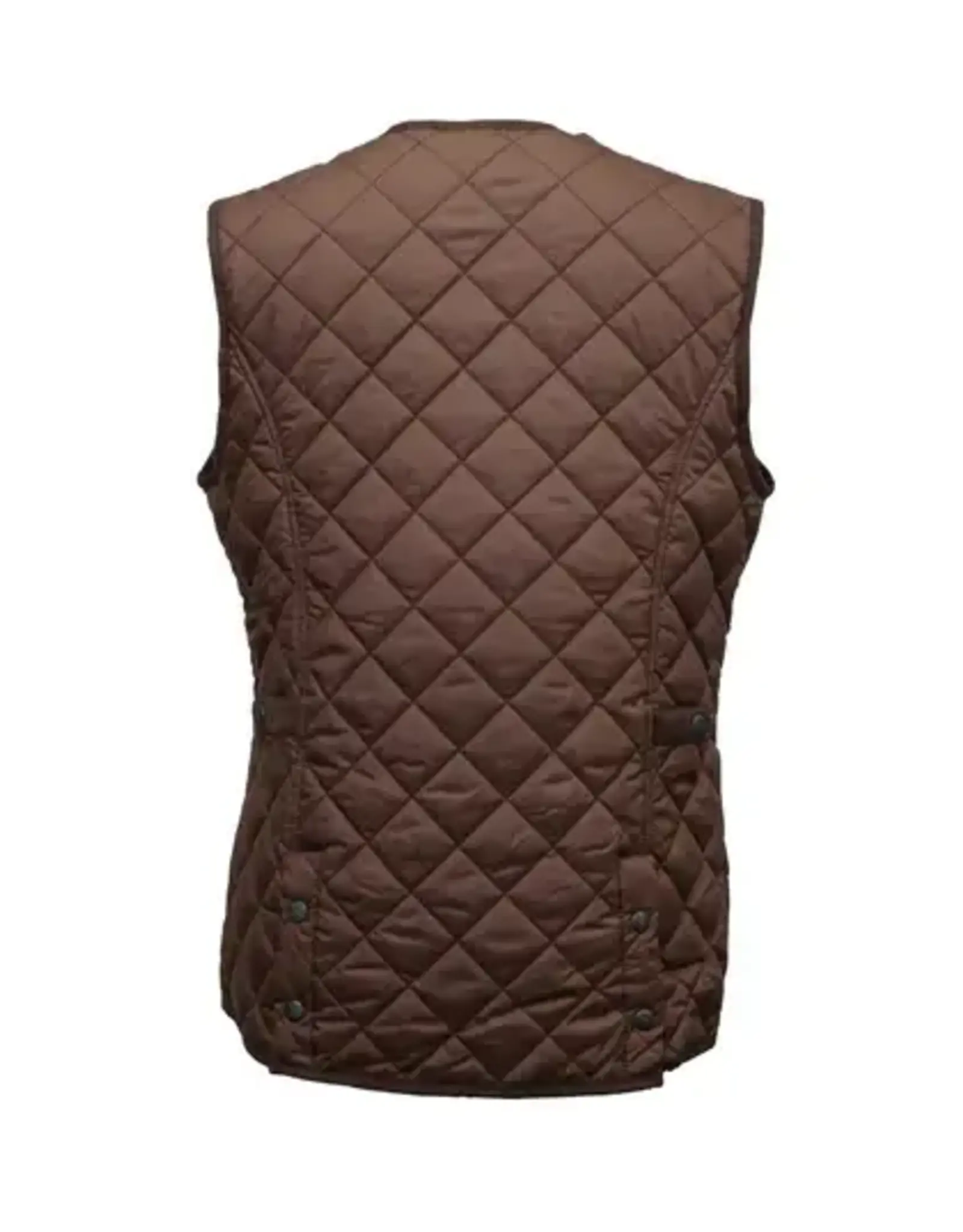 Womens Outback Chocolate Brown Quilted Barn Vest - Cowpokes Womens Outback Chocolate Brown Quilted Barn Vest - Cowpokes