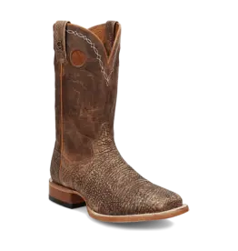 Mens Dan Post Honey Bison Wide Square Toe Western Cowboy Boot