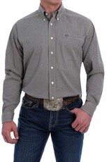 Cinch Mens Cinch Long Sleeve Button Yellow Grey Black Print