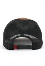 Cinch Cinch Brown Shotgun Shell Patch Black Mesh Snapback Trucker Ball Cap
