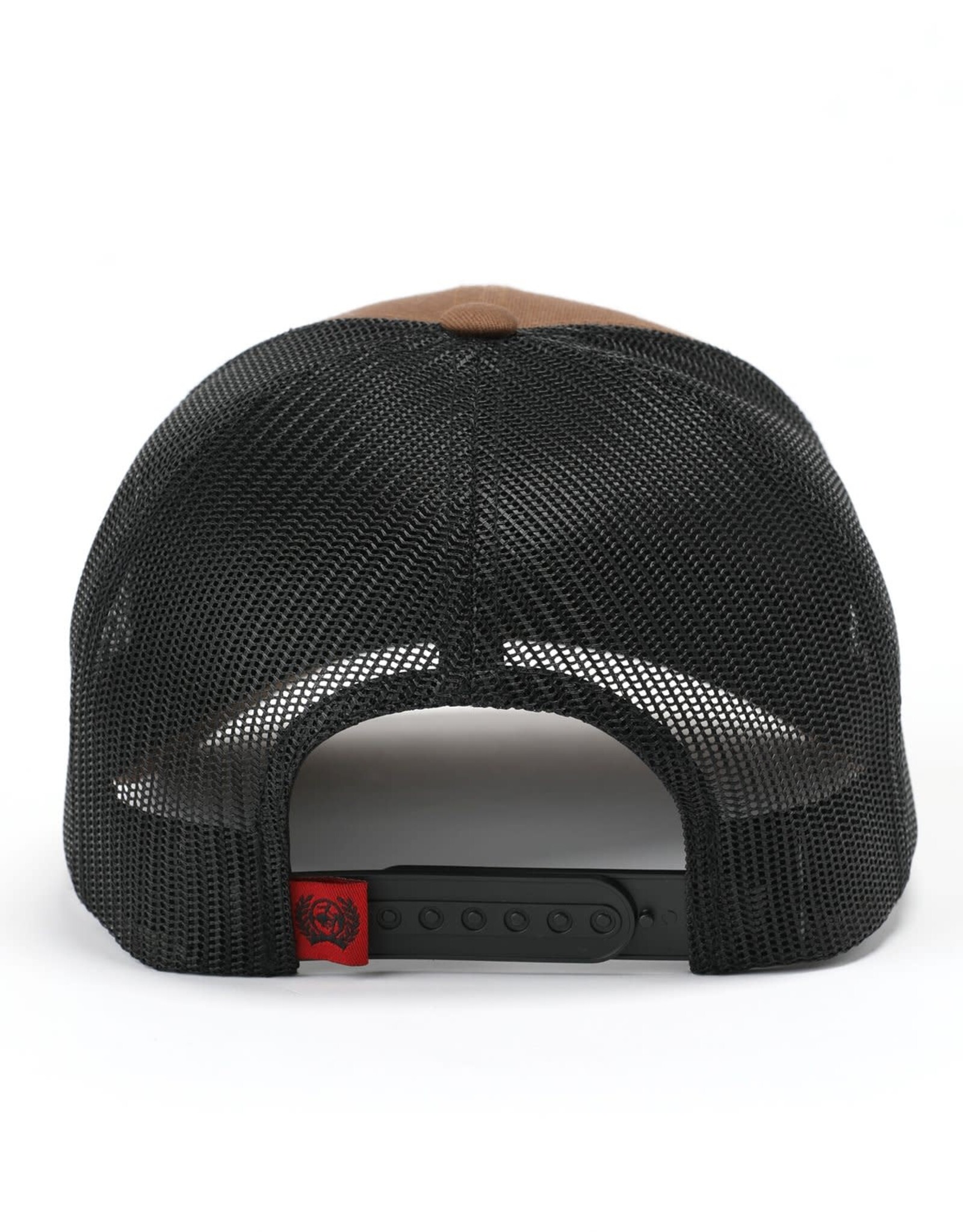 Cinch Cinch Brown Shotgun Shell Patch Black Mesh Snapback Trucker Ball Cap