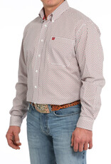 Cinch Mens Cinch Playing Card Print Long Sleeve Western Button Arena Shirt