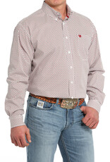 Cinch Mens Cinch Playing Card Print Long Sleeve Western Button Arena Shirt