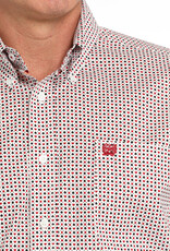 Cinch Mens Cinch Playing Card Print Long Sleeve Western Button Arena Shirt
