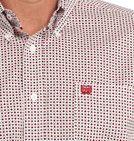 Cinch Mens Cinch Playing Card Print Long Sleeve Western Button Arena Shirt