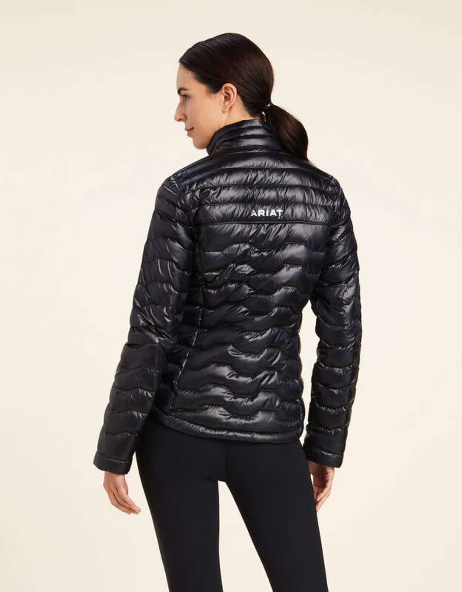 Ariat Ariats Womens Iridescent Black Ideal Down Jacket