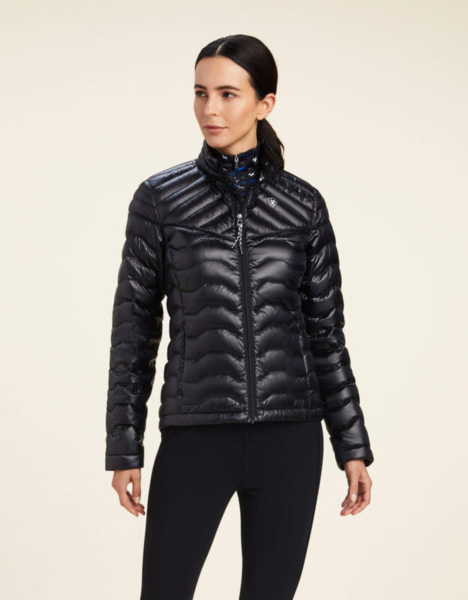 Ariat Ariats Womens Iridescent Black Ideal Down Jacket