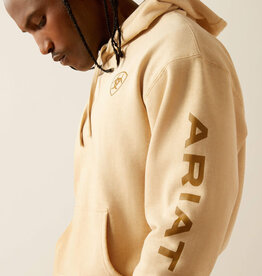 Ariat Ariat Mens Tan Heather Logo Pullover Hoodie ~ 3X & Talls
