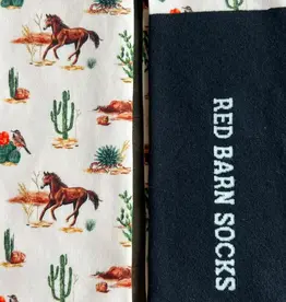 Red Barn Socks Red Barn Canyon Cactus Cool Boot Socks