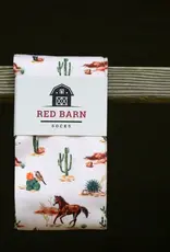Red Barn Socks Red Barn Canyon Cactus Cool Boot Socks