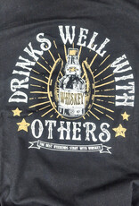 Rock & Roll Black Whiskey Weekend Graphic Short Sleeve T Shirt