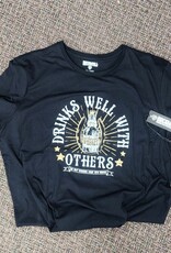 Rock & Roll Black Whiskey Weekend Graphic Short Sleeve T Shirt