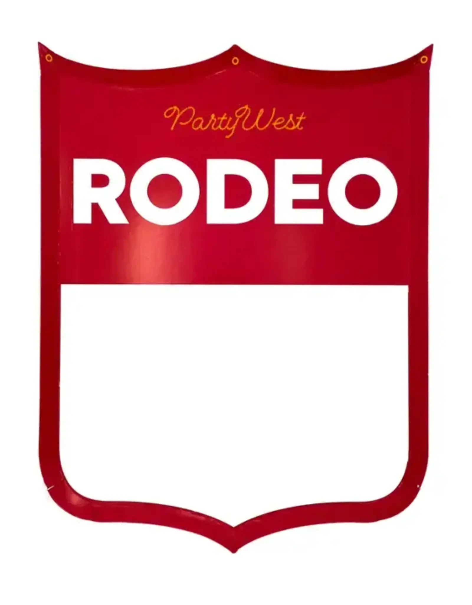 Party West Rodeo Back Number Dinner Plates (Set of 8)