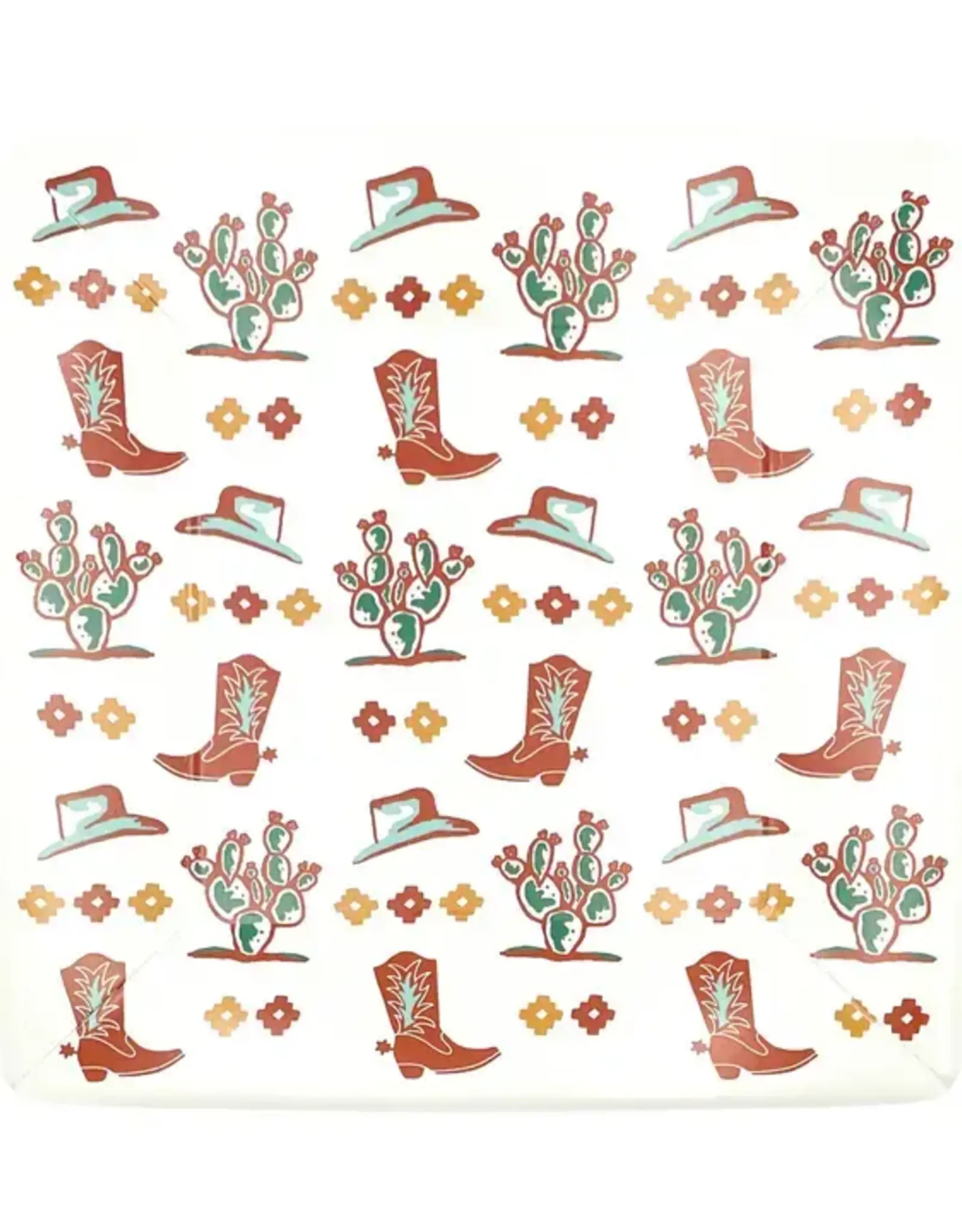 Party West Vintage Desert Dinner Plates (Set of 8)