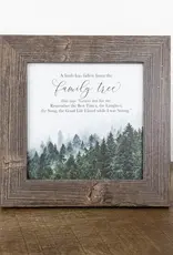 Summer Snow Art A Limb Had Fallen From The Family Tree 8X8 Framed Picture