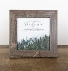 Summer Snow Art A Limb Had Fallen From The Family Tree 8X8 Framed Picture
