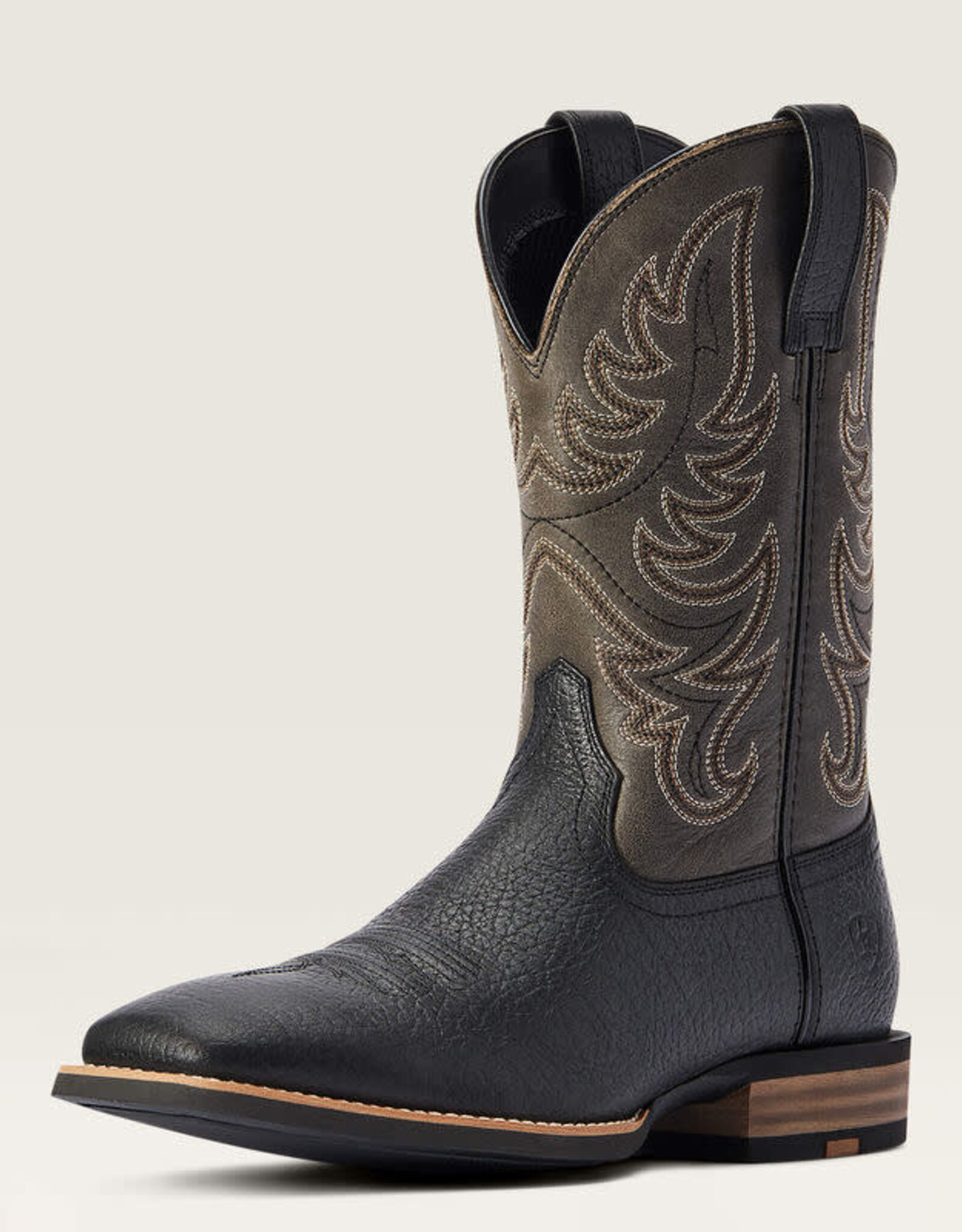 Ariat Mens Ariat Everlite Countdown 11" Square Toe Black Slate Western Cowboy Boot