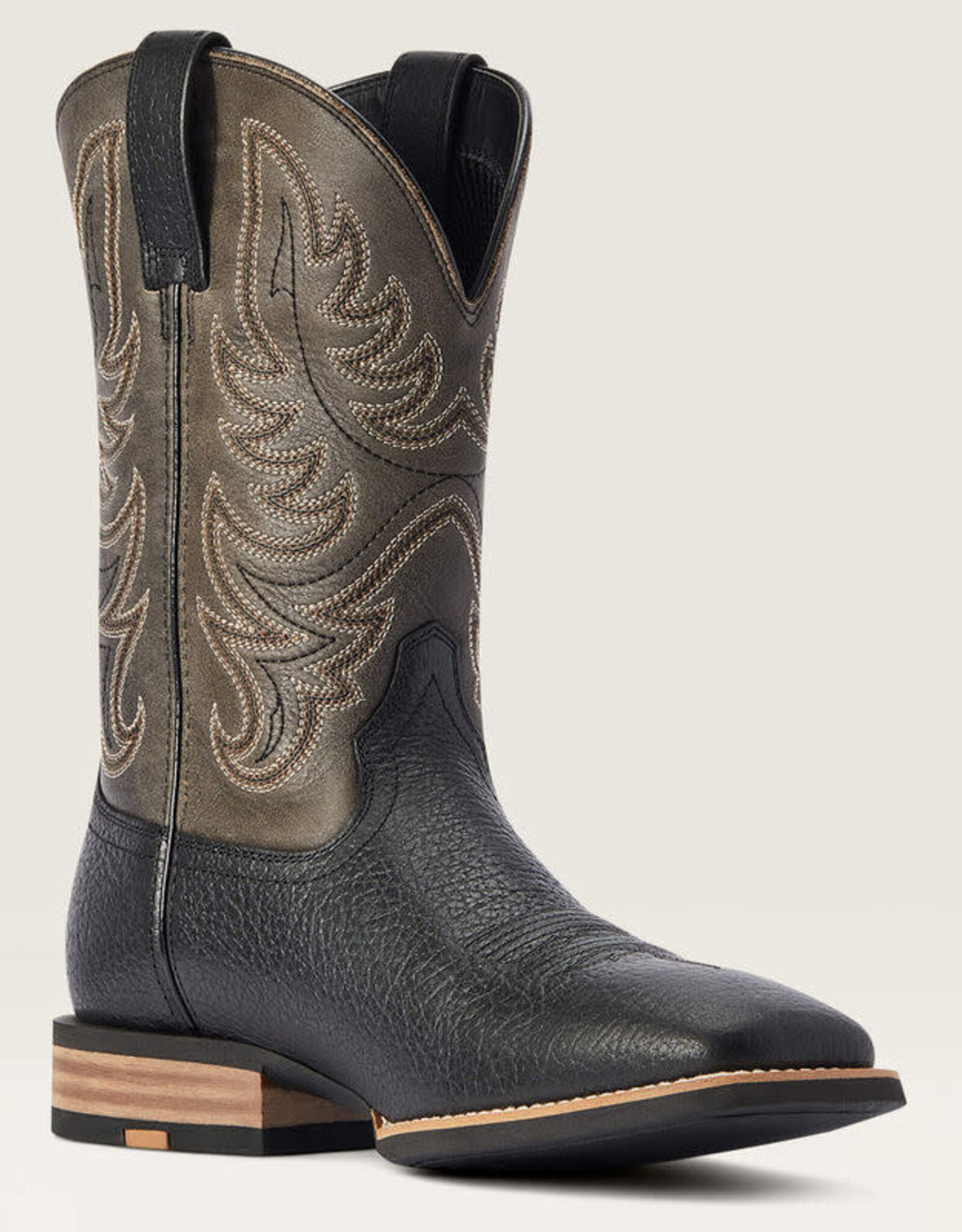 Ariat Mens Ariat Everlite Countdown 11" Square Toe Black Slate Western Cowboy Boot