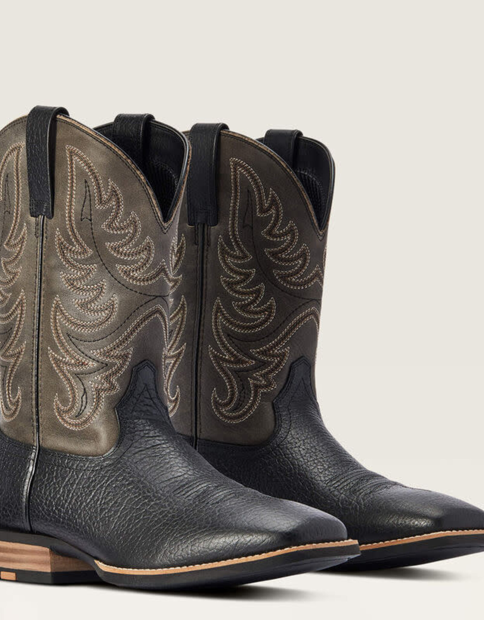 Ariat Mens Ariat Everlite Countdown 11" Square Toe Black Slate Western Cowboy Boot