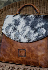 Womens STS Leather Cowhide Vaquero Concho Remi Convertible Purse Backpack