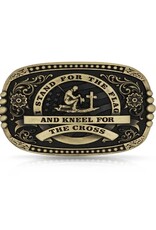 Montana  Silversmiths Courage and Honor Attitude Western Belt Buckle