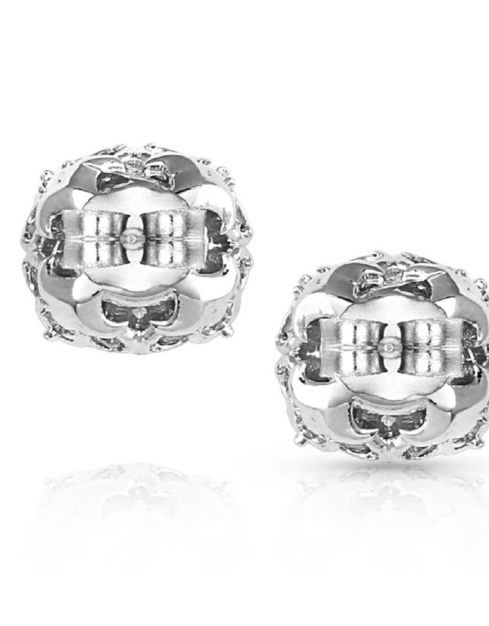 Montana Silversmiths Round Cubic Zirconia Stud Earrings