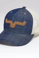 Kimes Denim Roped LP Trucker Mesh Snap Back Ball Cap