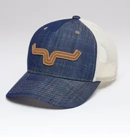 Kimes Denim Roped LP Trucker Mesh Snap Back Ball Cap