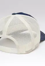 Kimes Denim Roped LP Trucker Mesh Snap Back Ball Cap
