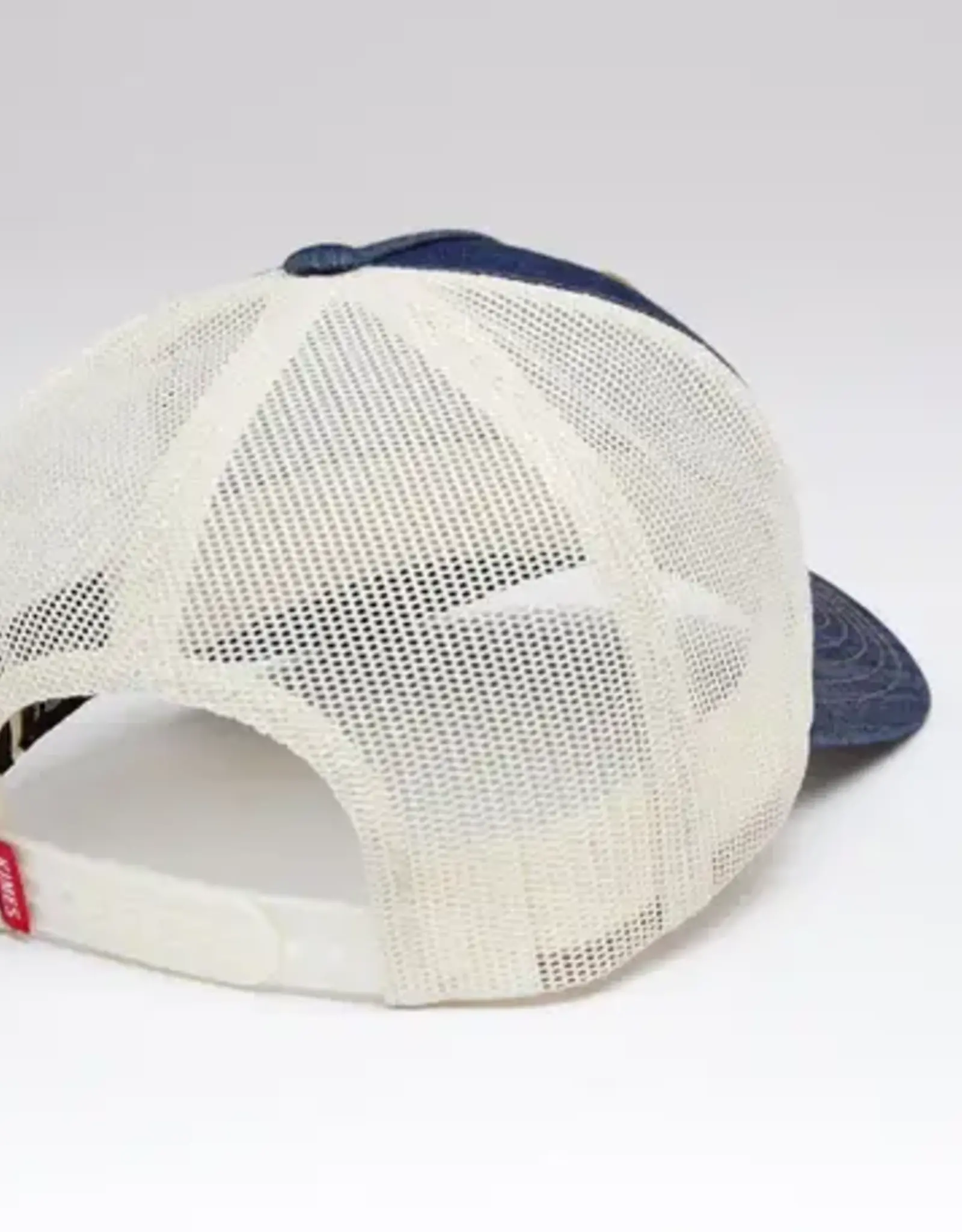 Kimes Denim Roped LP Trucker Mesh Snap Back Ball Cap