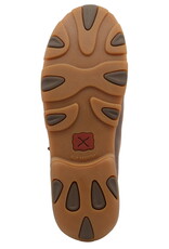 Womens Twisted X Brown Tooled Print Chukka Driving Moc