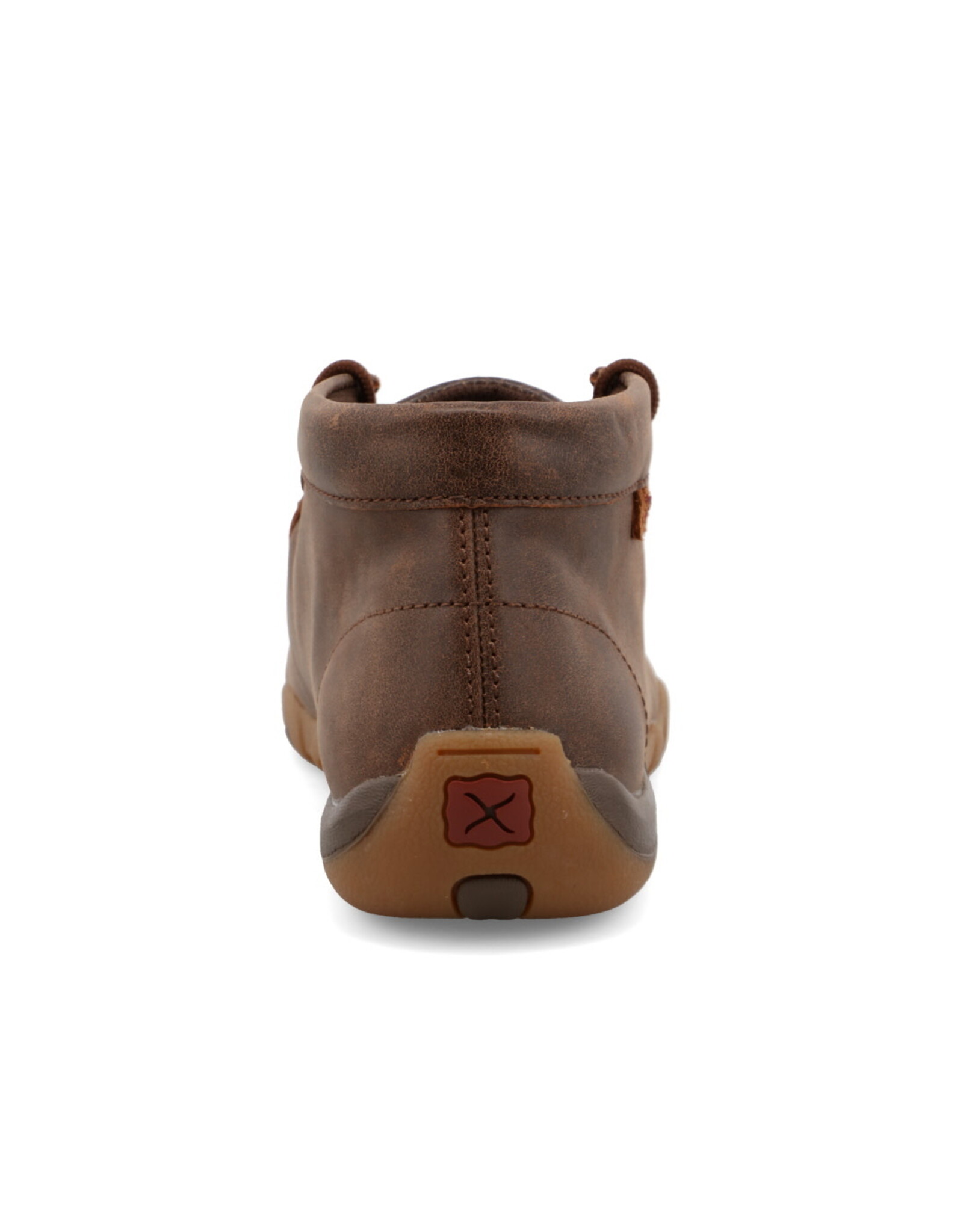 Womens Twisted X Brown Tooled Print Chukka Driving Moc