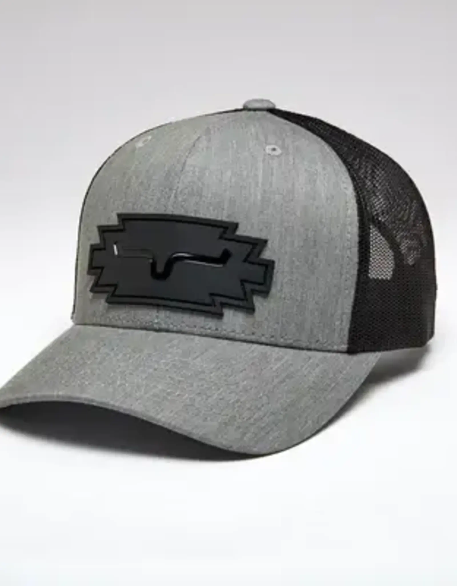 Jerico Heather Grey Kimes Trucker Mesh Snap Back Ball Cap