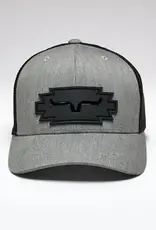 Jerico Heather Grey Kimes Trucker Mesh Snap Back Ball Cap