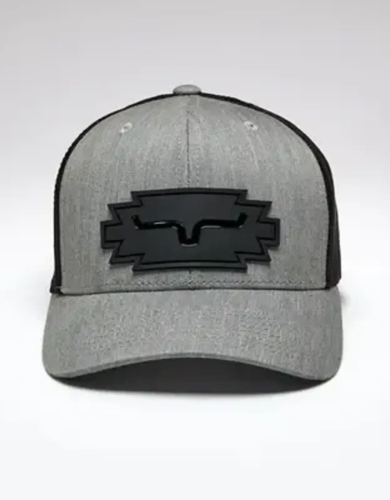 Jerico Heather Grey Kimes Trucker Mesh Snap Back Ball Cap