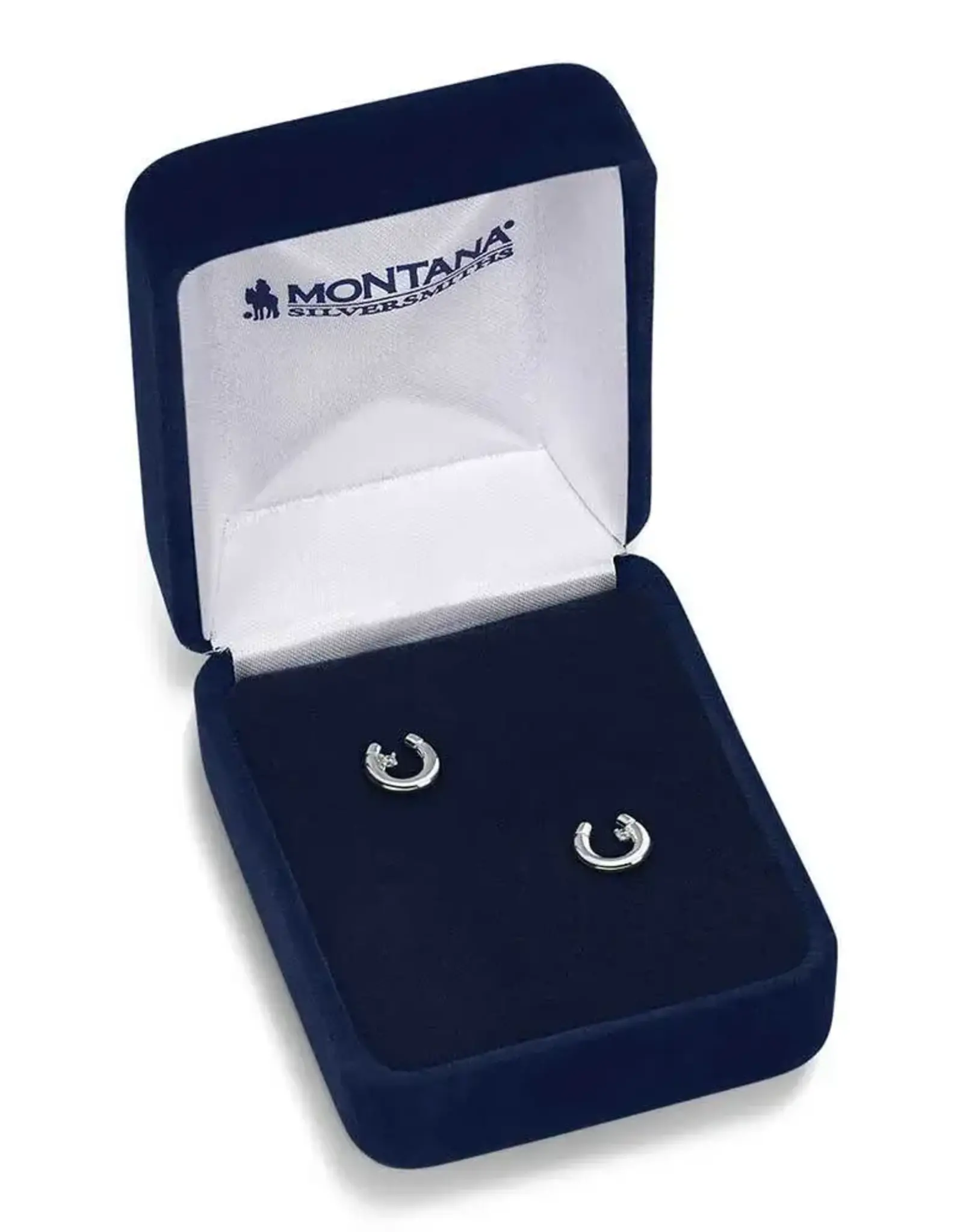 Montana Silversmiths Little Light Horseshoe Earrings