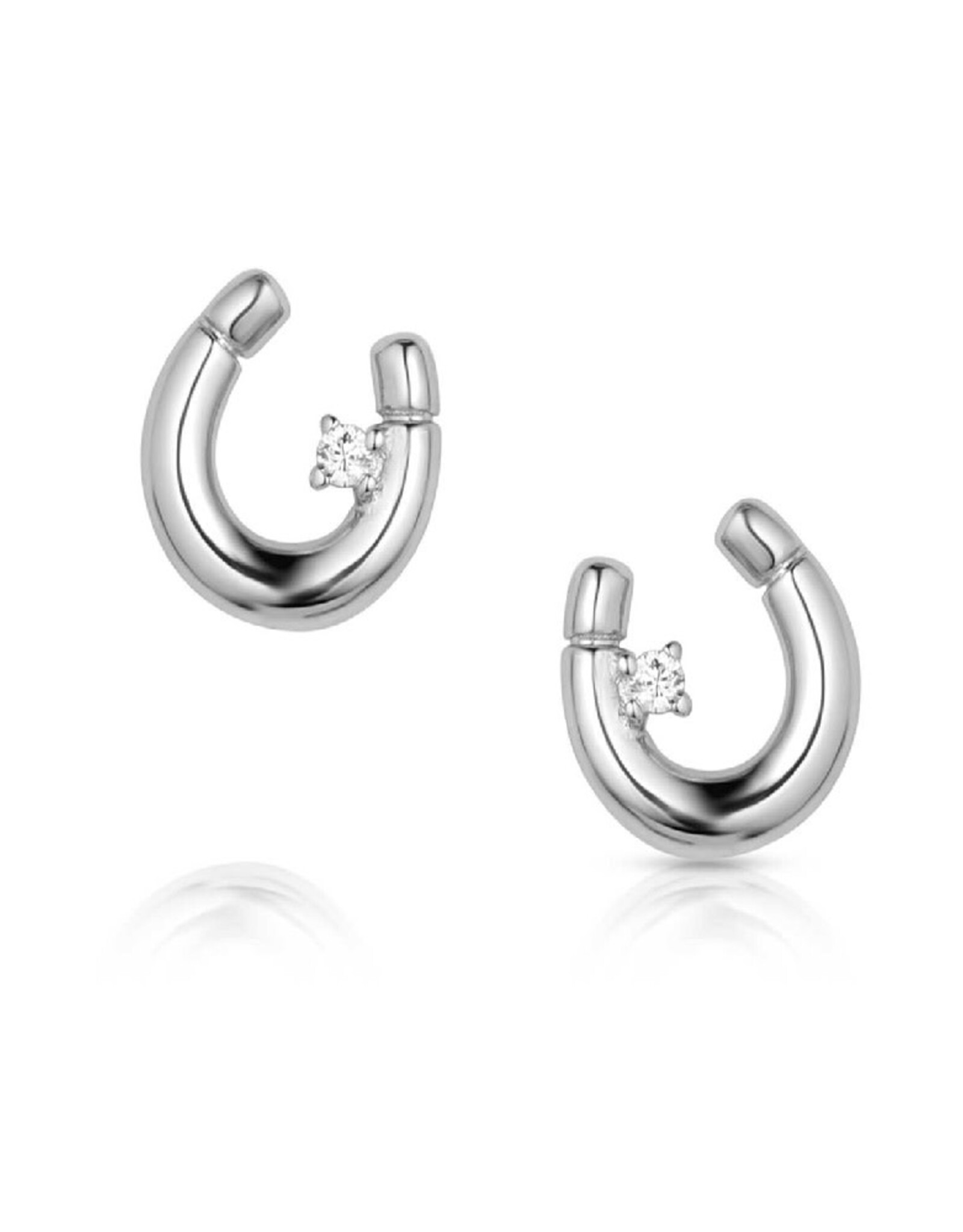 Montana Silversmiths Little Light Horseshoe Earrings