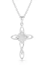 Montana Silversmiths Star Of Wonder Cubic Zirconia Cross Necklace Montana Silversmiths Star Of Wonder Cubic Zirconia Cross Necklace