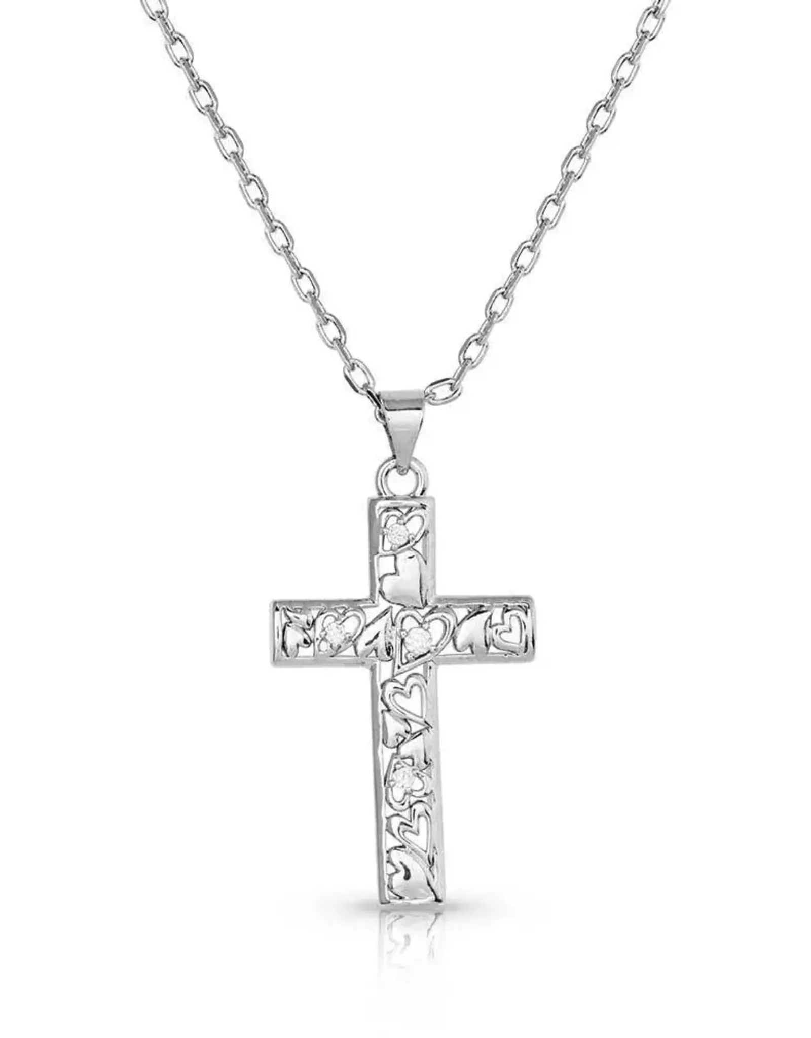 Montana Silversmiths Heartfelt Faith Cross Necklace