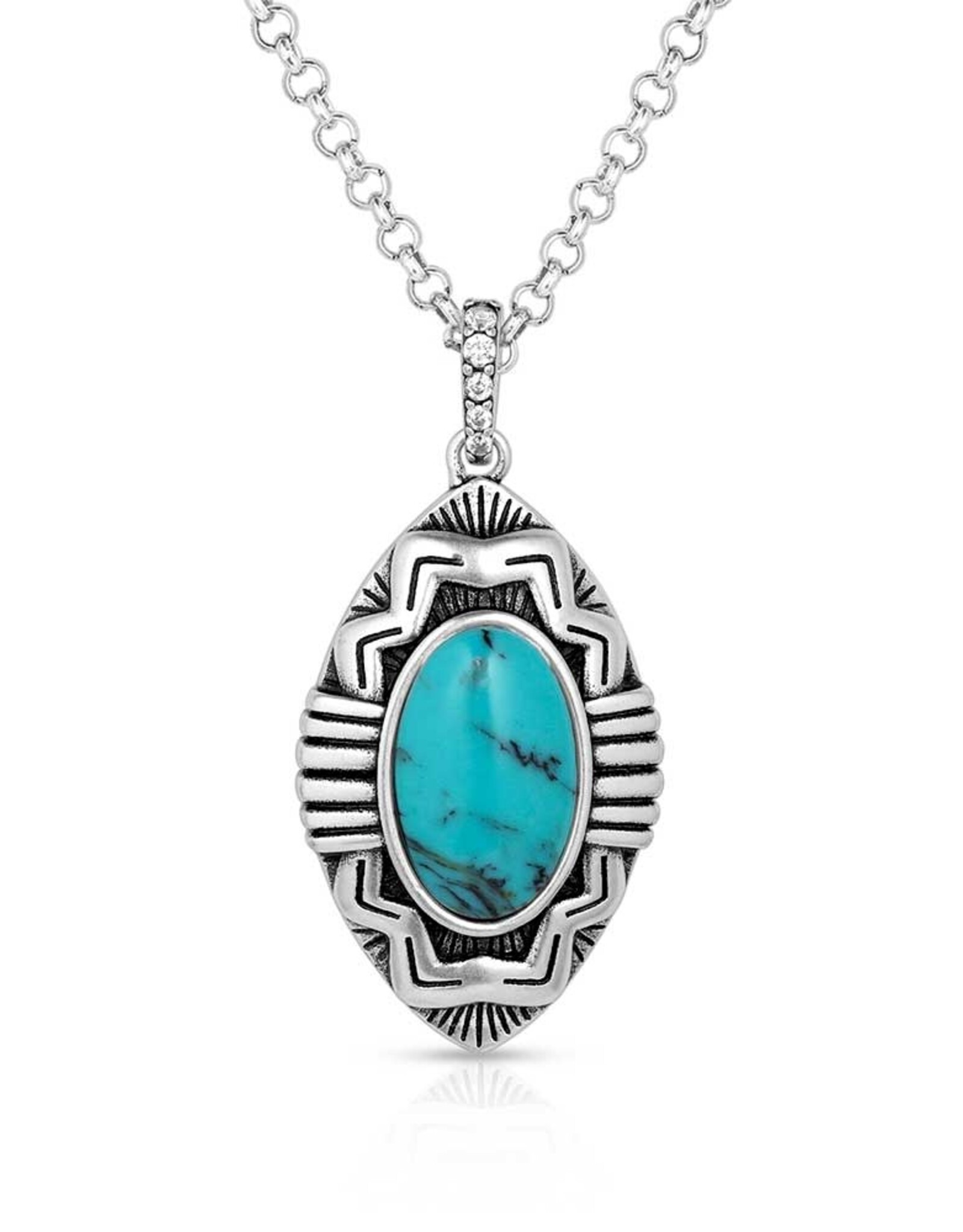 Montana Silversmiths Blue Mesa Turquoise Necklace