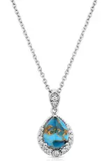 Montana Silversmiths Blue River Turquoise Necklace