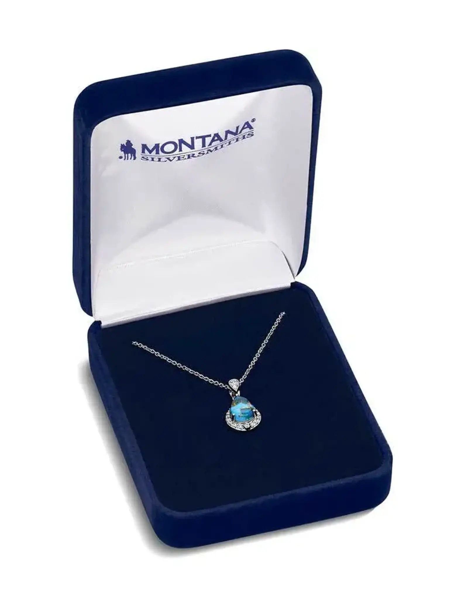Montana Silversmiths Blue River Turquoise Necklace