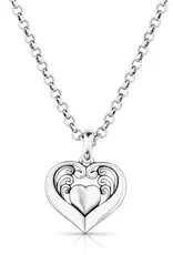 Montana Silversmiths Fierce Hearts Turquoise Necklace