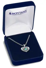 Montana Silversmiths Fierce Hearts Turquoise Necklace